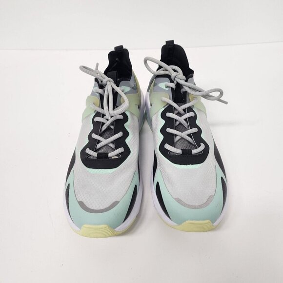 Fabletics Womens Cheviot Performance Sneakers 7.5 White Teal Westlake Lace Up - Picture 2 of 9